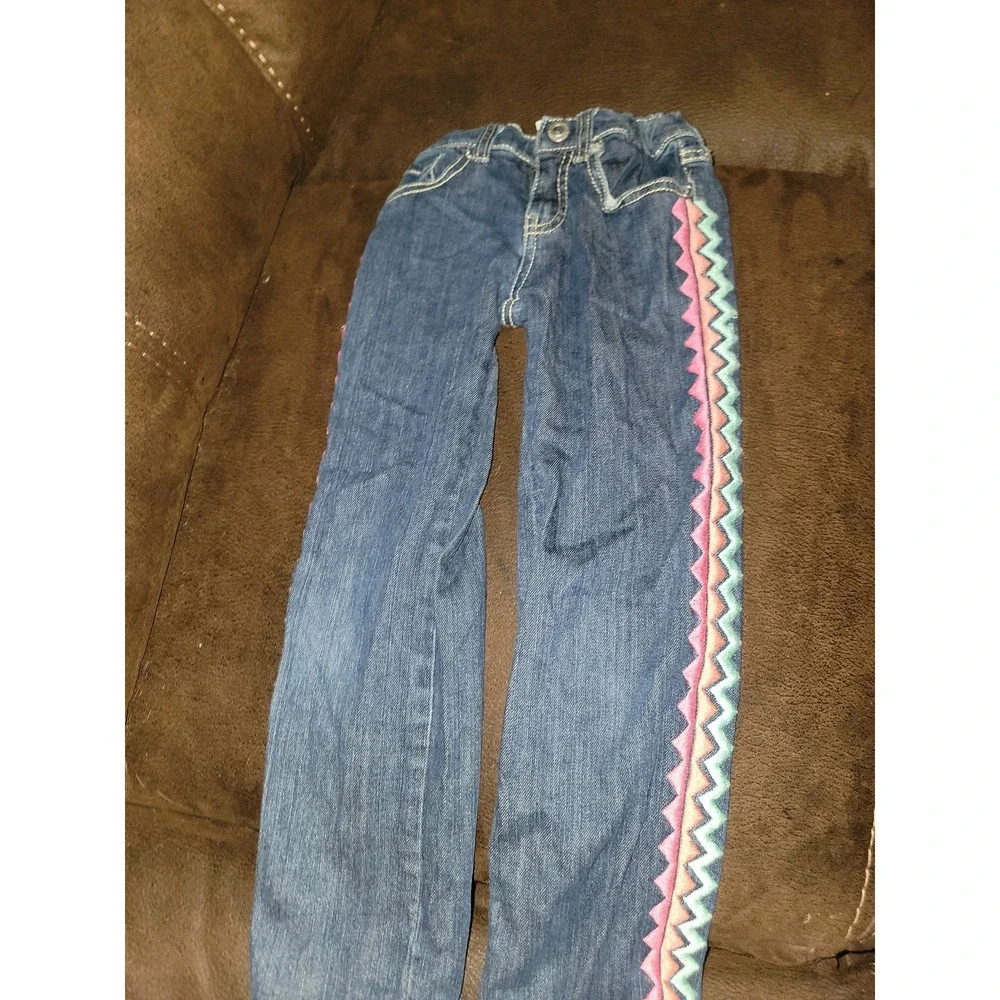 Gymboree wild for horses pink horse top size 7 adjustable waist jeans size‎ 6